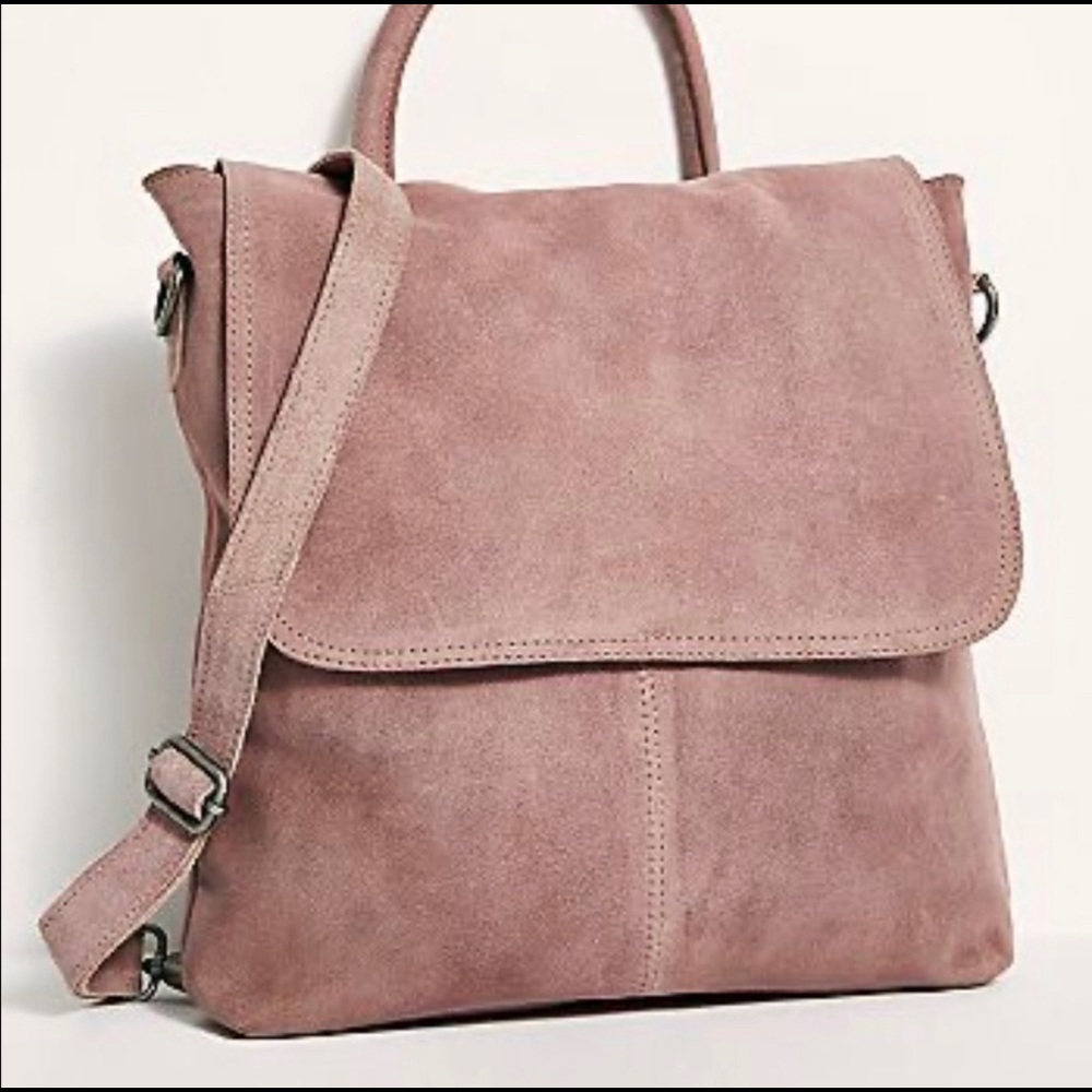 NWT Free People WTF Paris Backpack / Sepia Rose